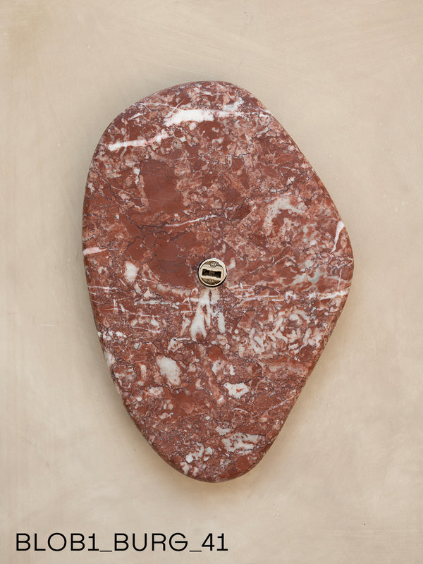 Blob Sconce #1 - Burgundy