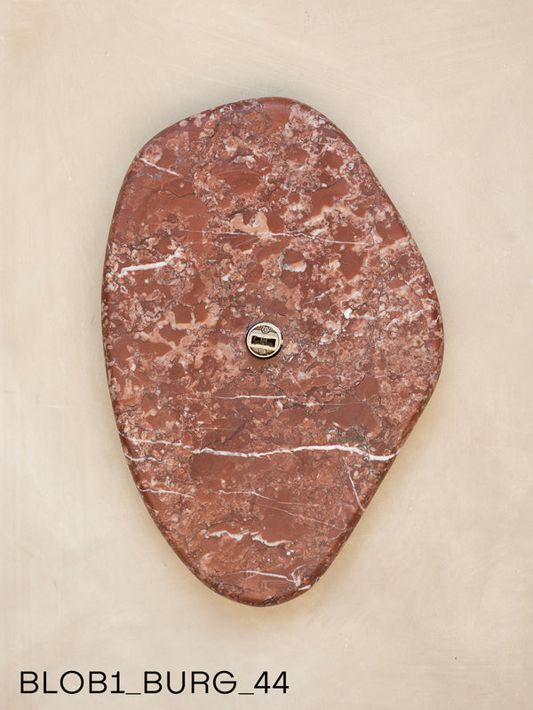 Blob Sconce #1 - Burgundy