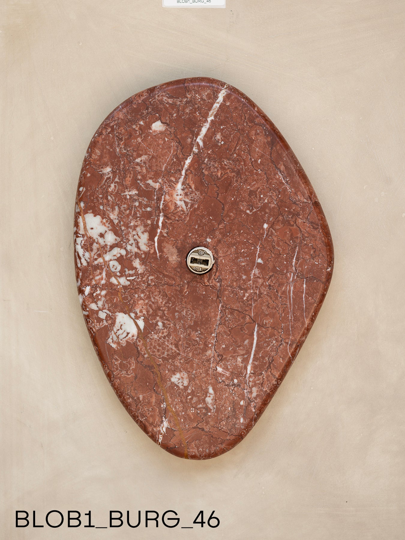 Blob Sconce #1 - Burgundy