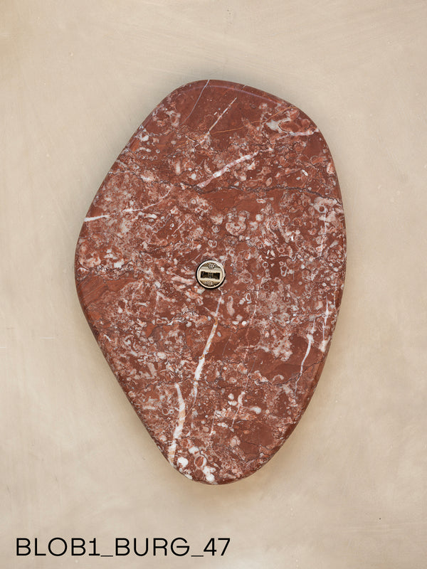 Blob Sconce #1 - Burgundy