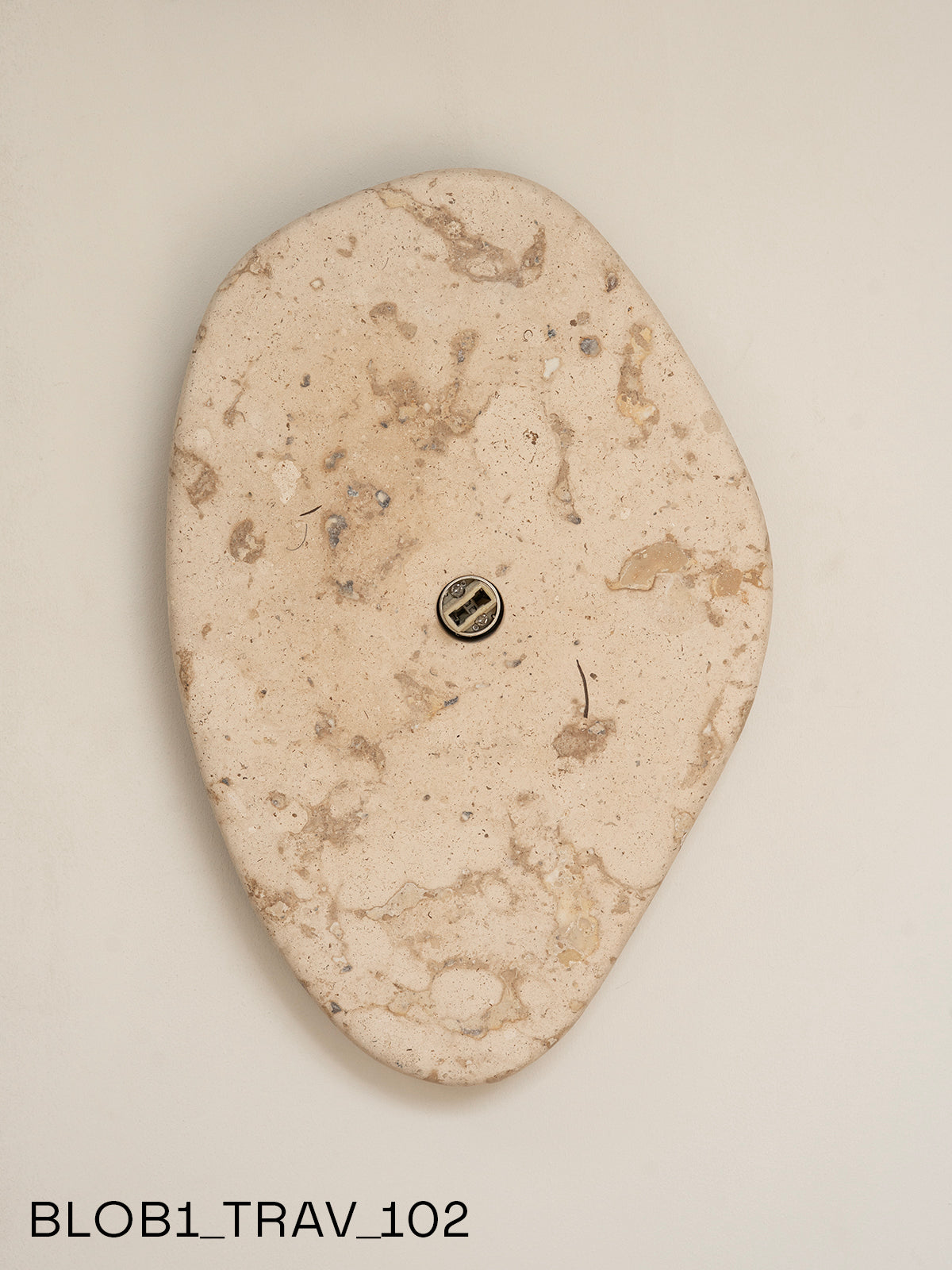 Blob Sconce #1 - Travertine
