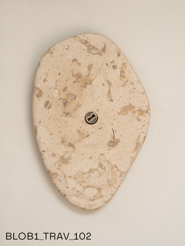 Blob Sconce #1 - Travertine