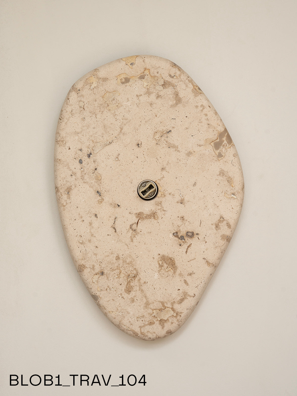 Blob Sconce #1 - Travertine