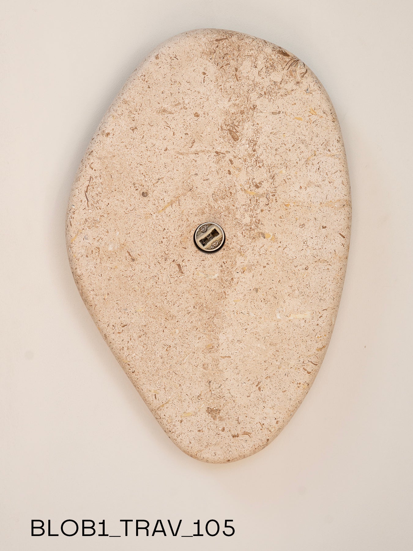 Blob Sconce #1 - Travertine