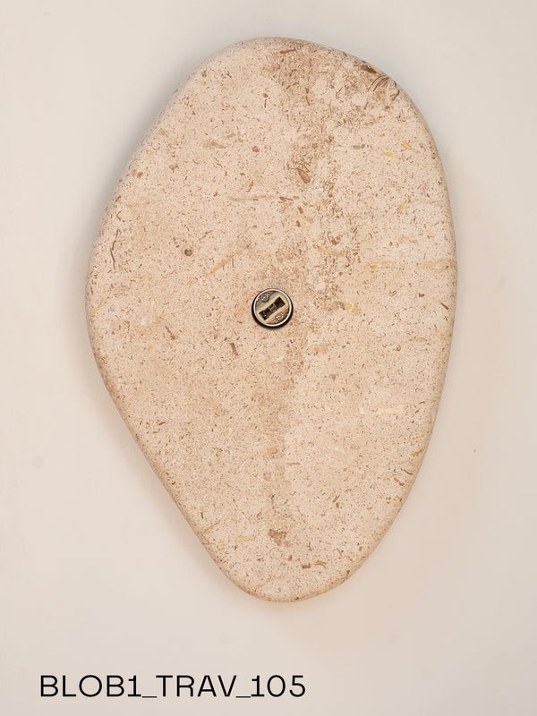 Blob Sconce #1 - Travertine