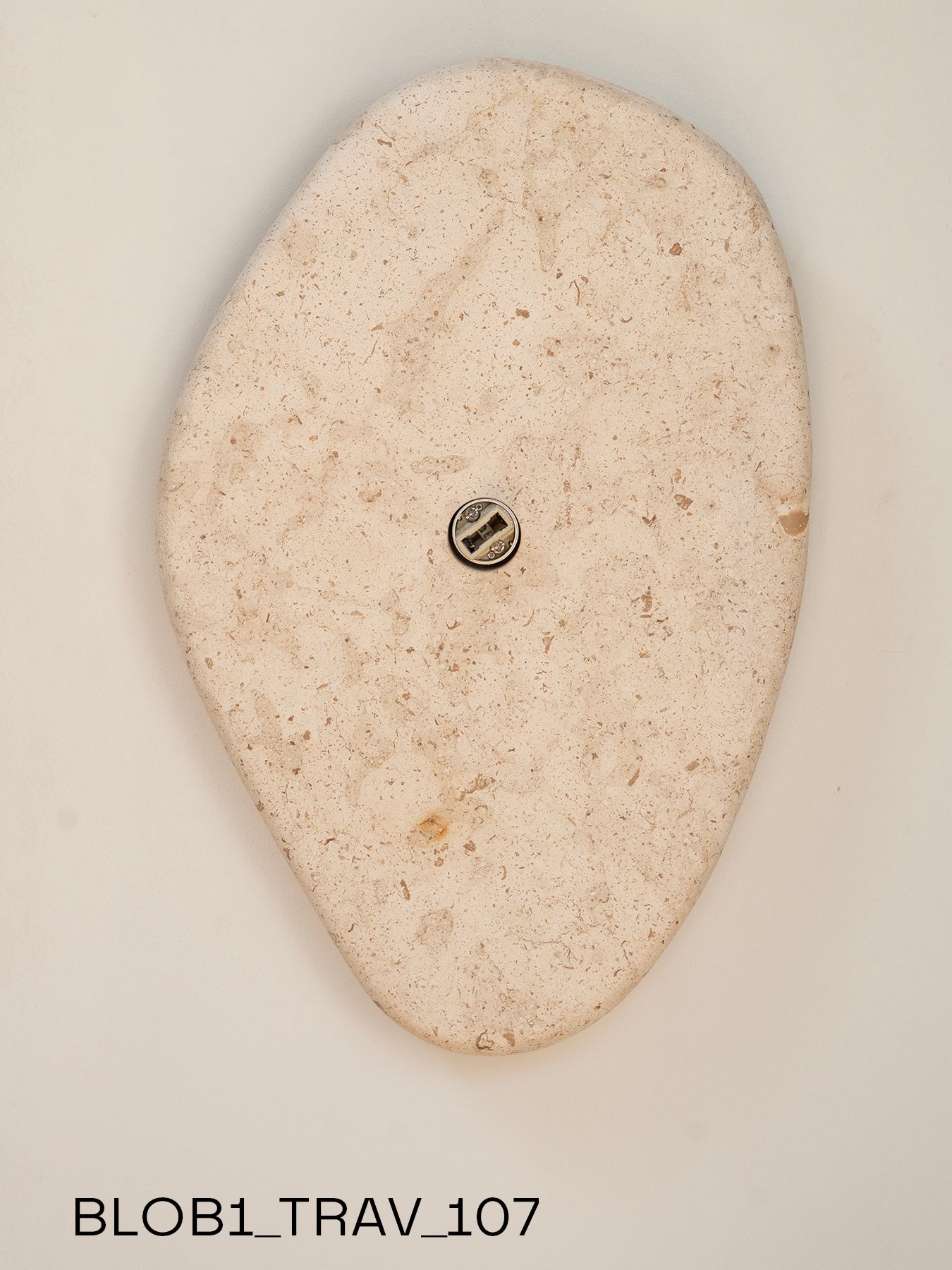Blob Sconce #1 - Travertine