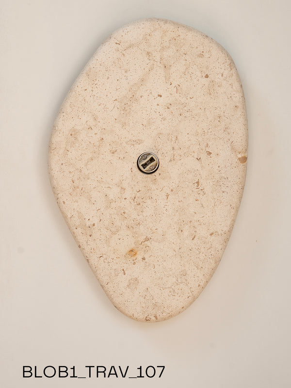 Blob Sconce #1 - Travertine