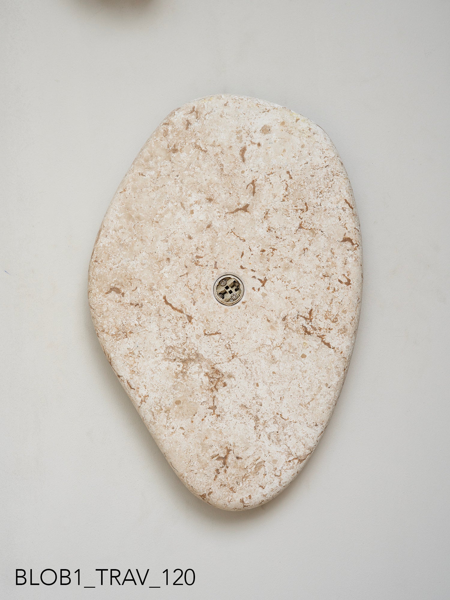 Blob Sconce #1 - Travertine