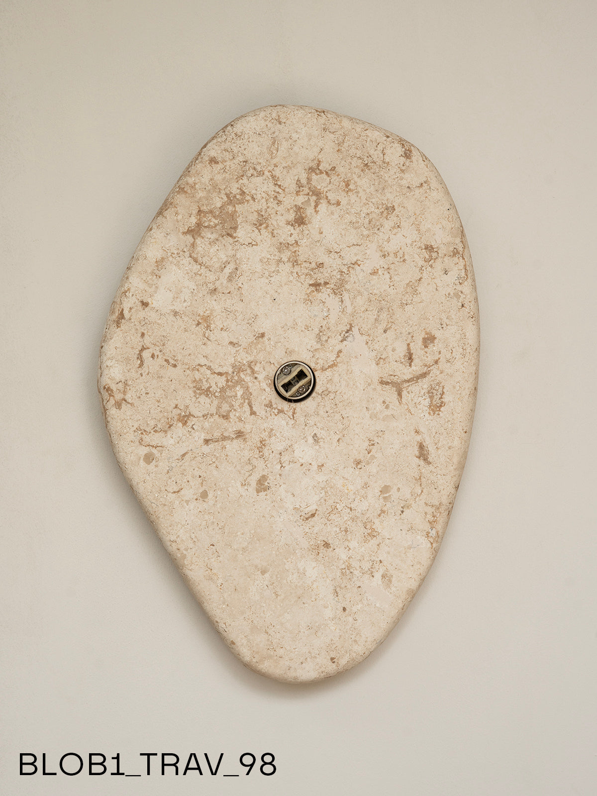 Blob Sconce #1 - Travertine
