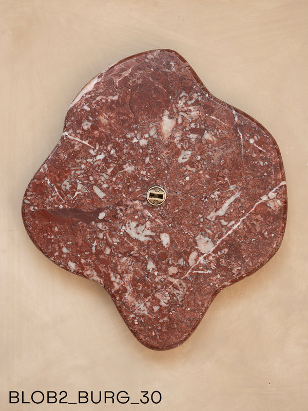 Blob Sconce #2 - Burgundy
