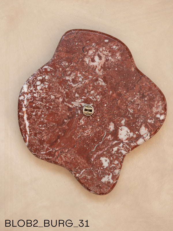 Blob Sconce #2 - Burgundy