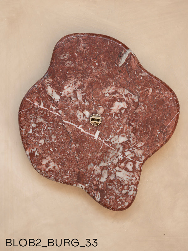 Blob Sconce #2 - Burgundy