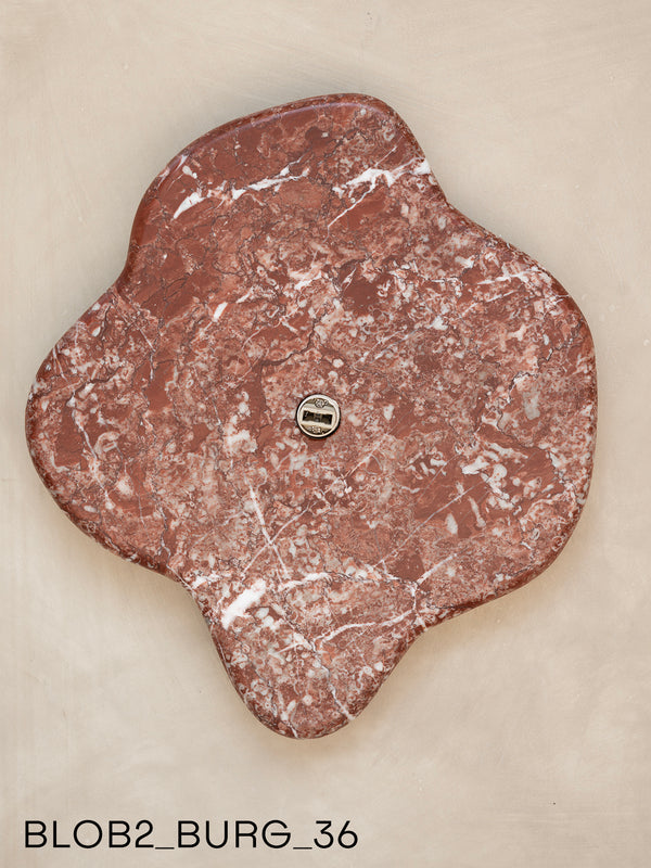 Blob Sconce #2 - Burgundy
