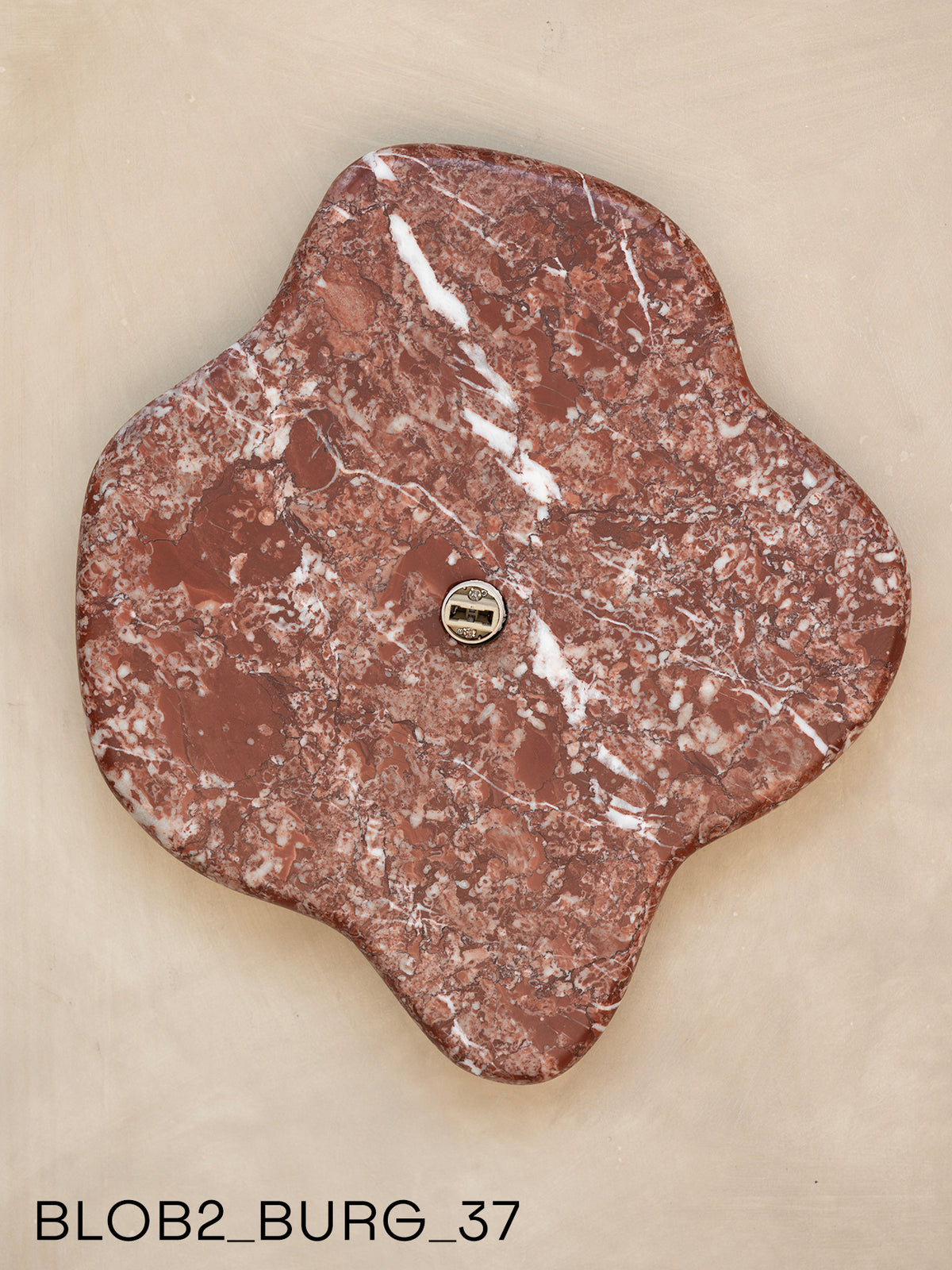 Blob Sconce #2 - Burgundy
