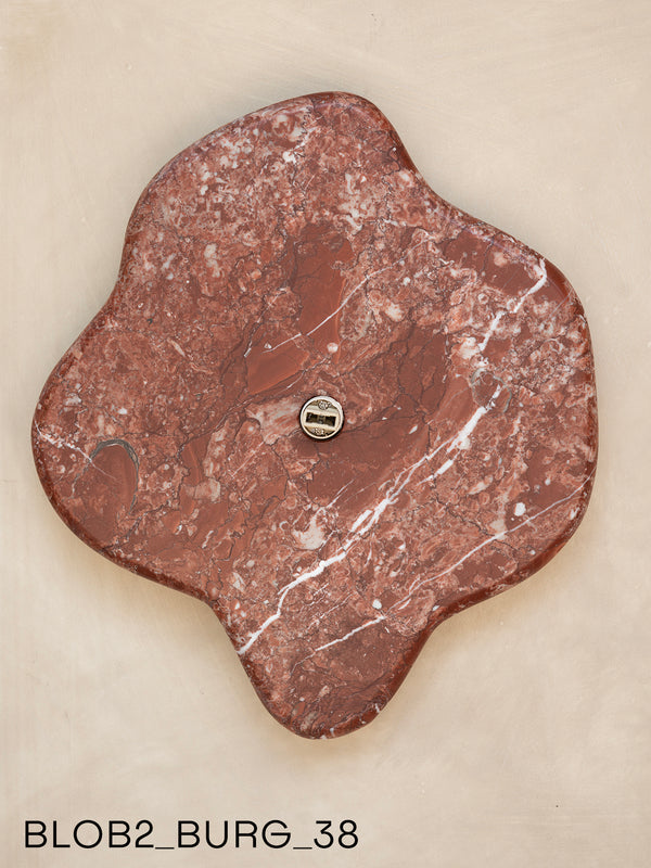 Blob Sconce #2 - Burgundy