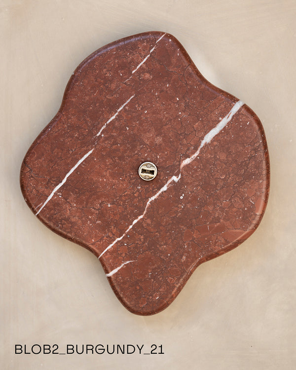 Blob Sconce #2 - Burgundy