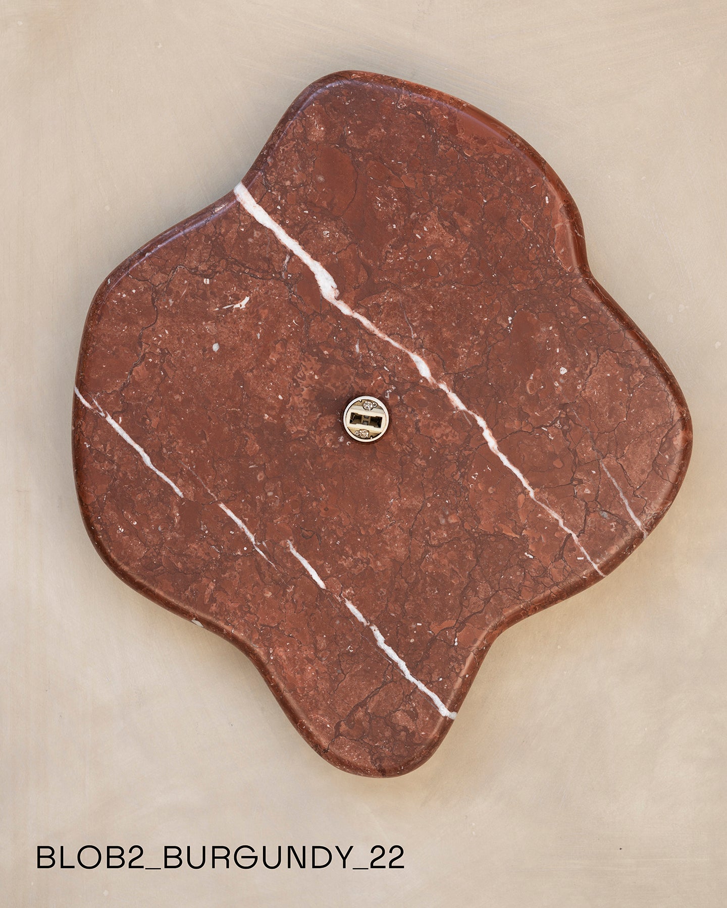 Blob Sconce #2 - Burgundy