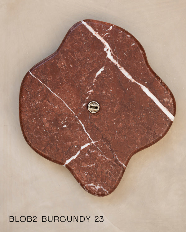 Blob Sconce #2 - Burgundy