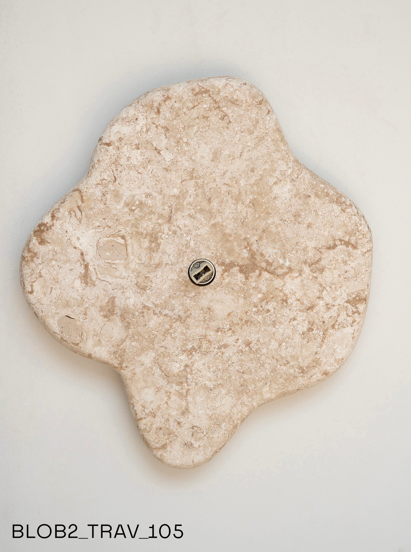 Blob Sconce #2 - Travertine