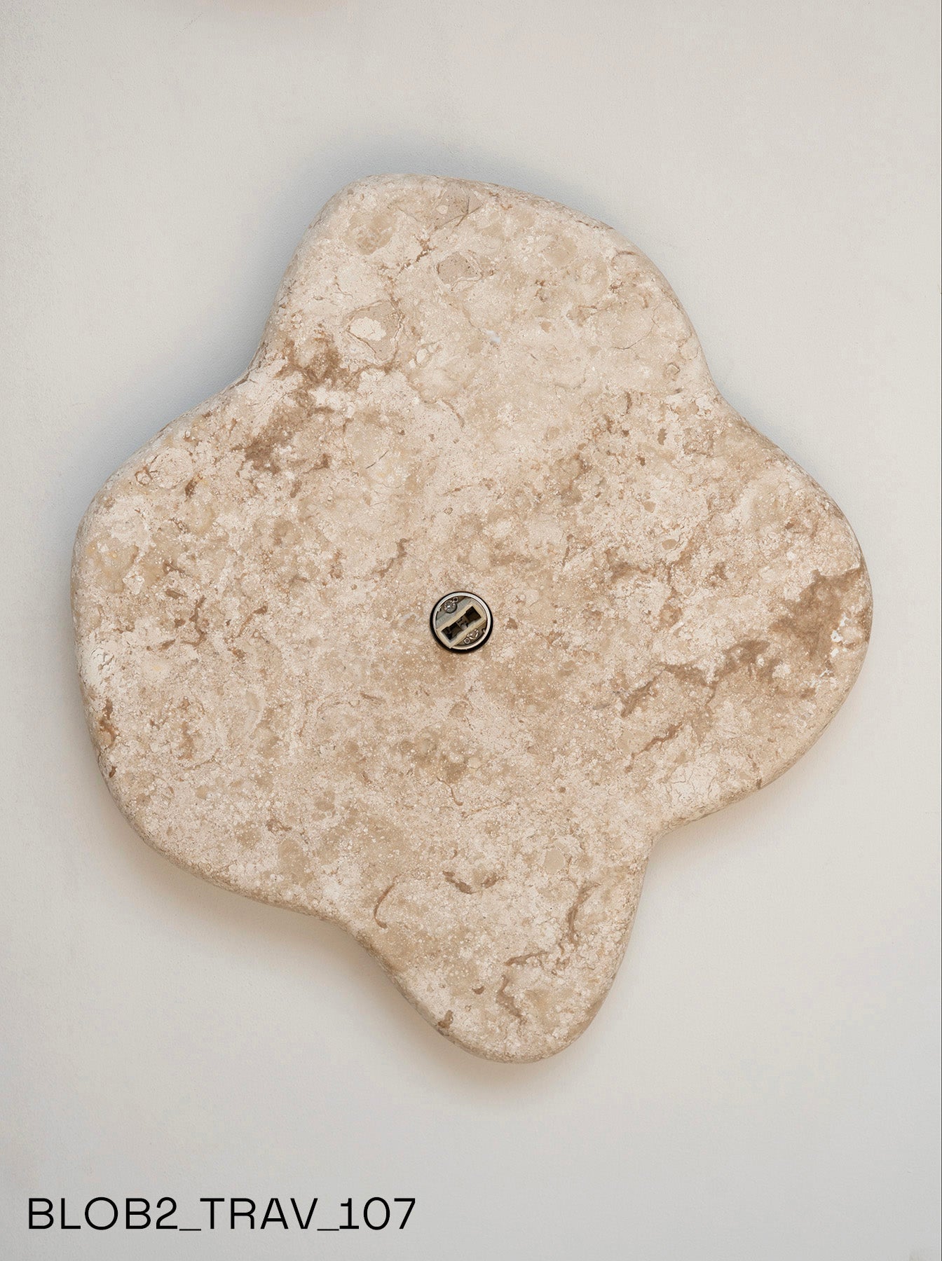 Blob Sconce #2 - Travertine