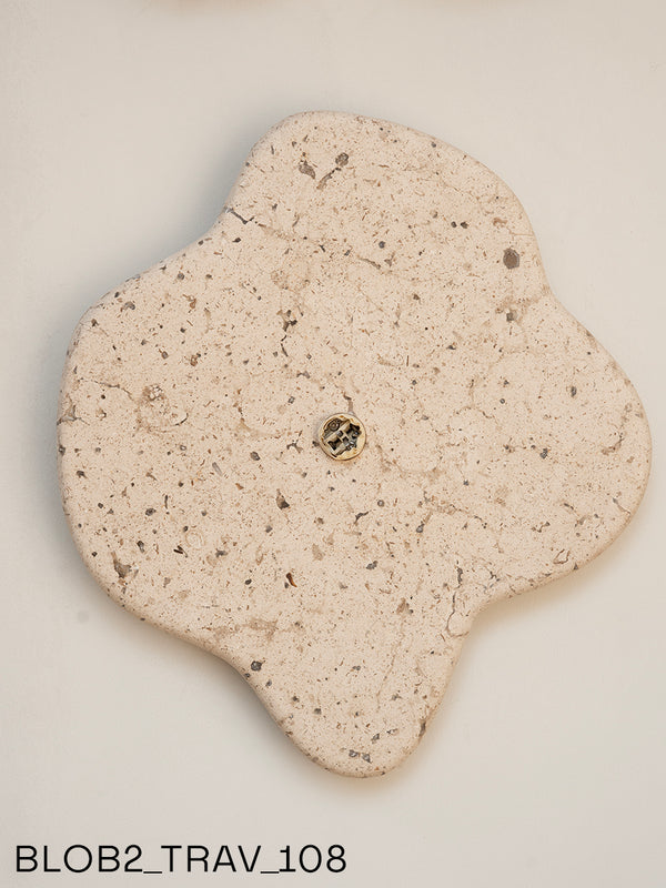 Blob Sconce #2 - Travertine