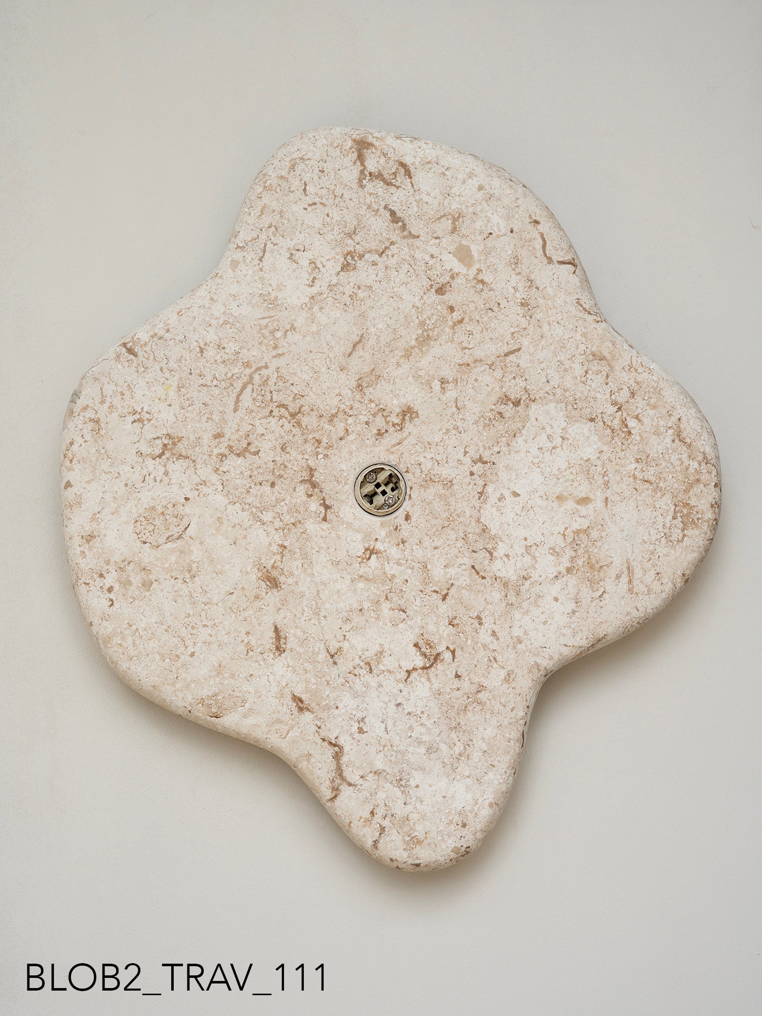 Blob Sconce #2 - Travertine