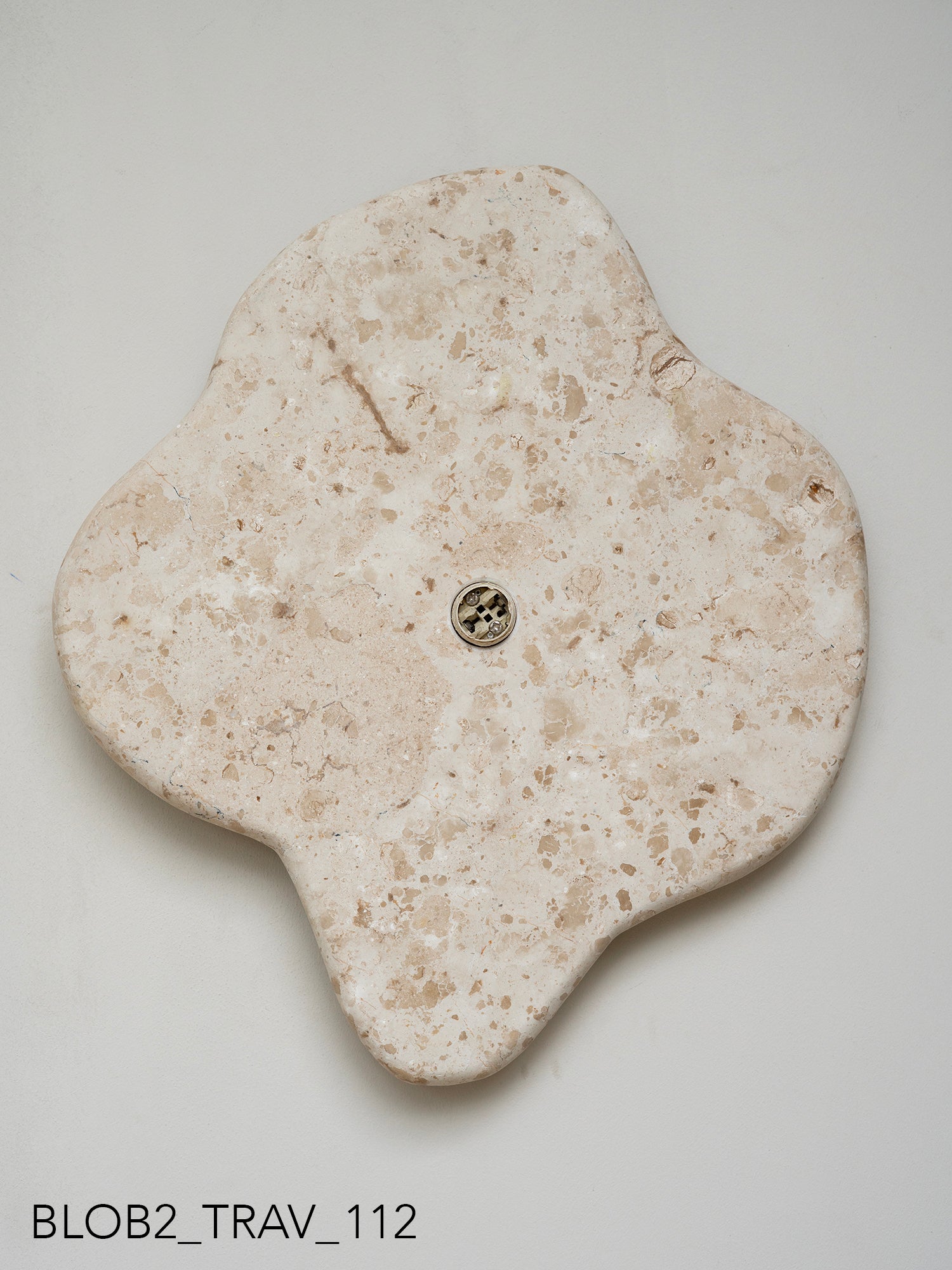 Blob Sconce #2 - Travertine