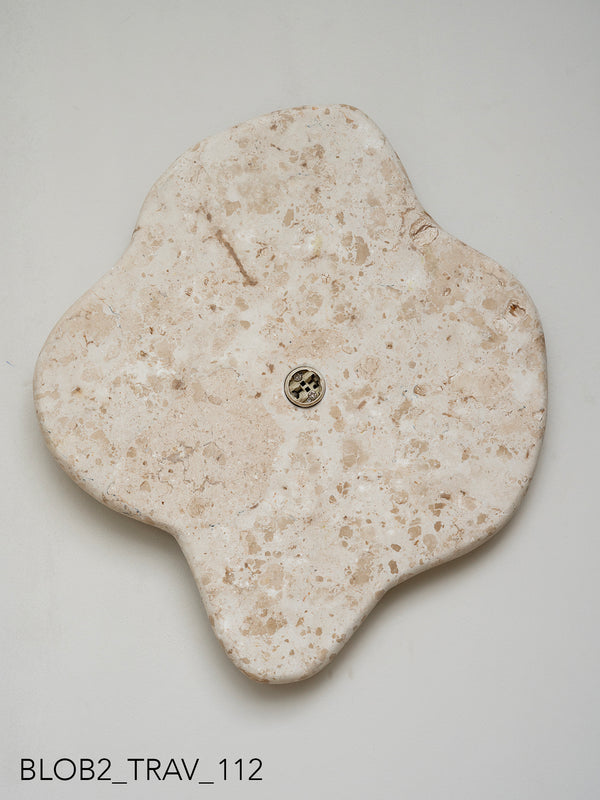 Blob Sconce #2 - Travertine