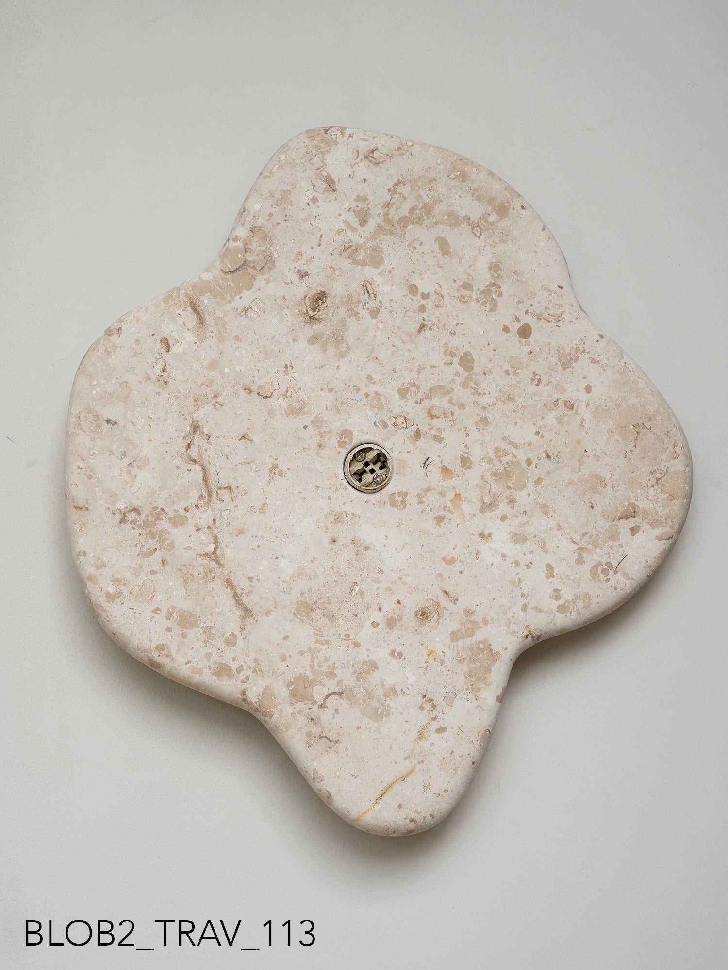 Blob Sconce #2 - Travertine
