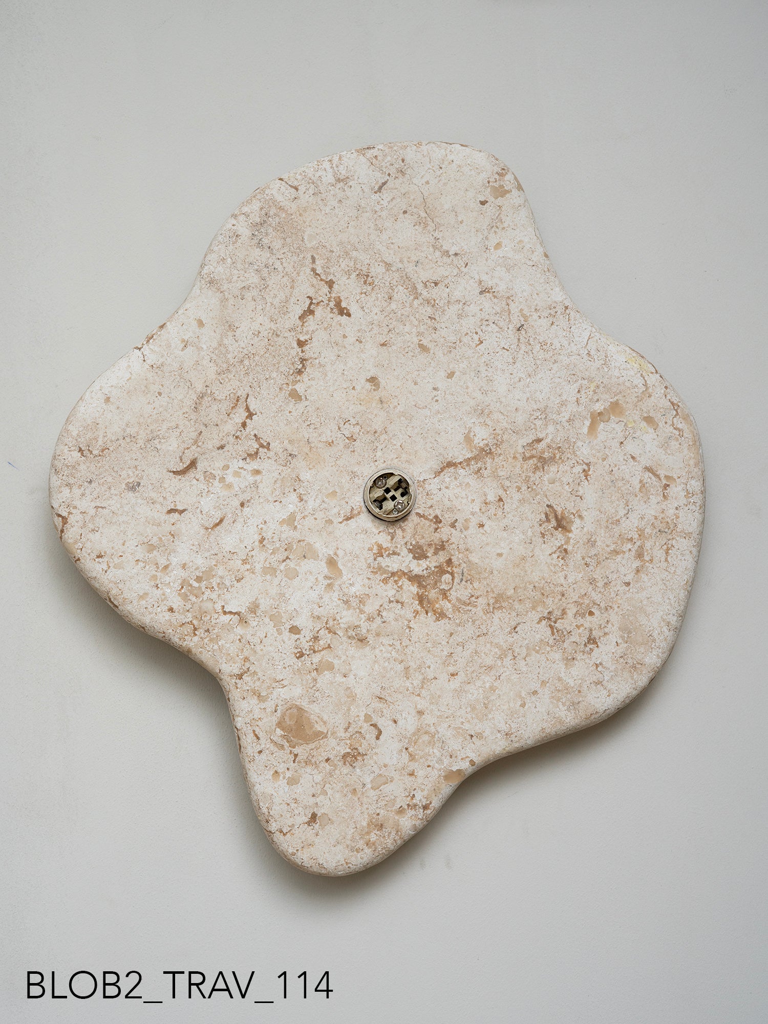 Blob Sconce #2 - Travertine