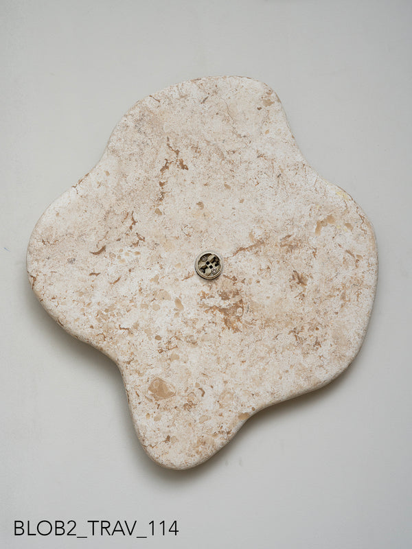 Blob Sconce #2 - Travertine