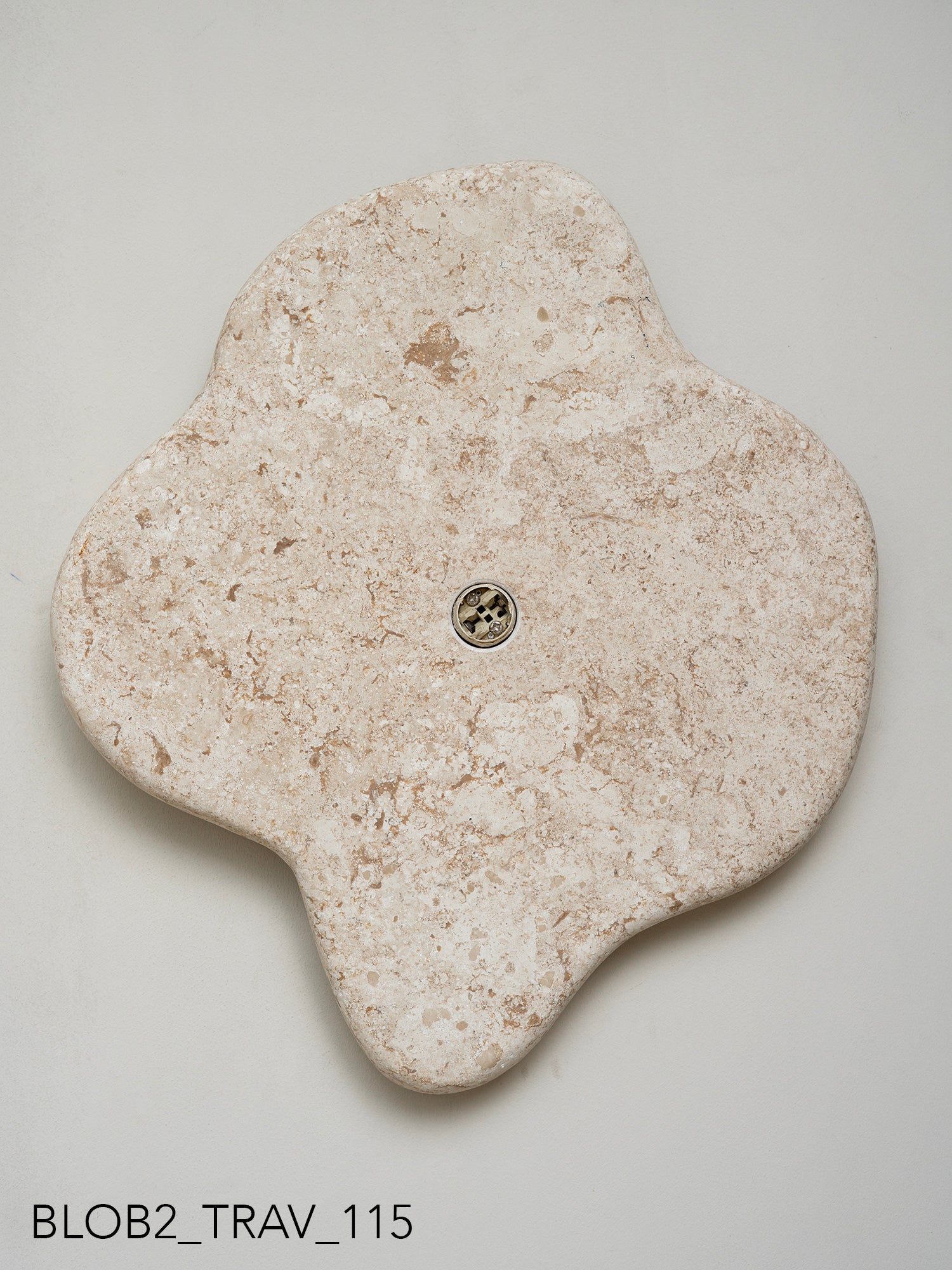 Blob Sconce #2 - Travertine