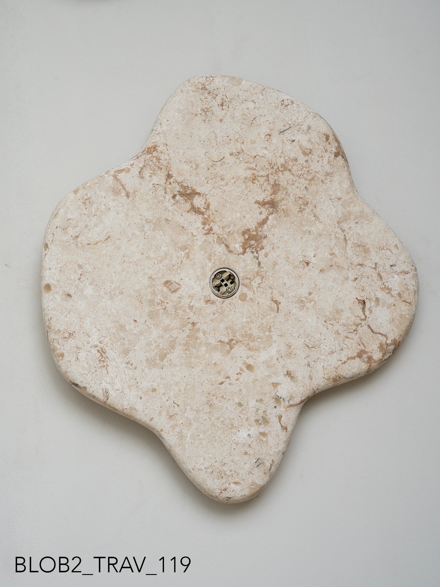Blob Sconce #2 - Travertine