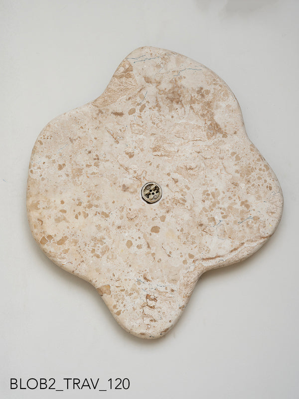 Blob Sconce #2 - Travertine
