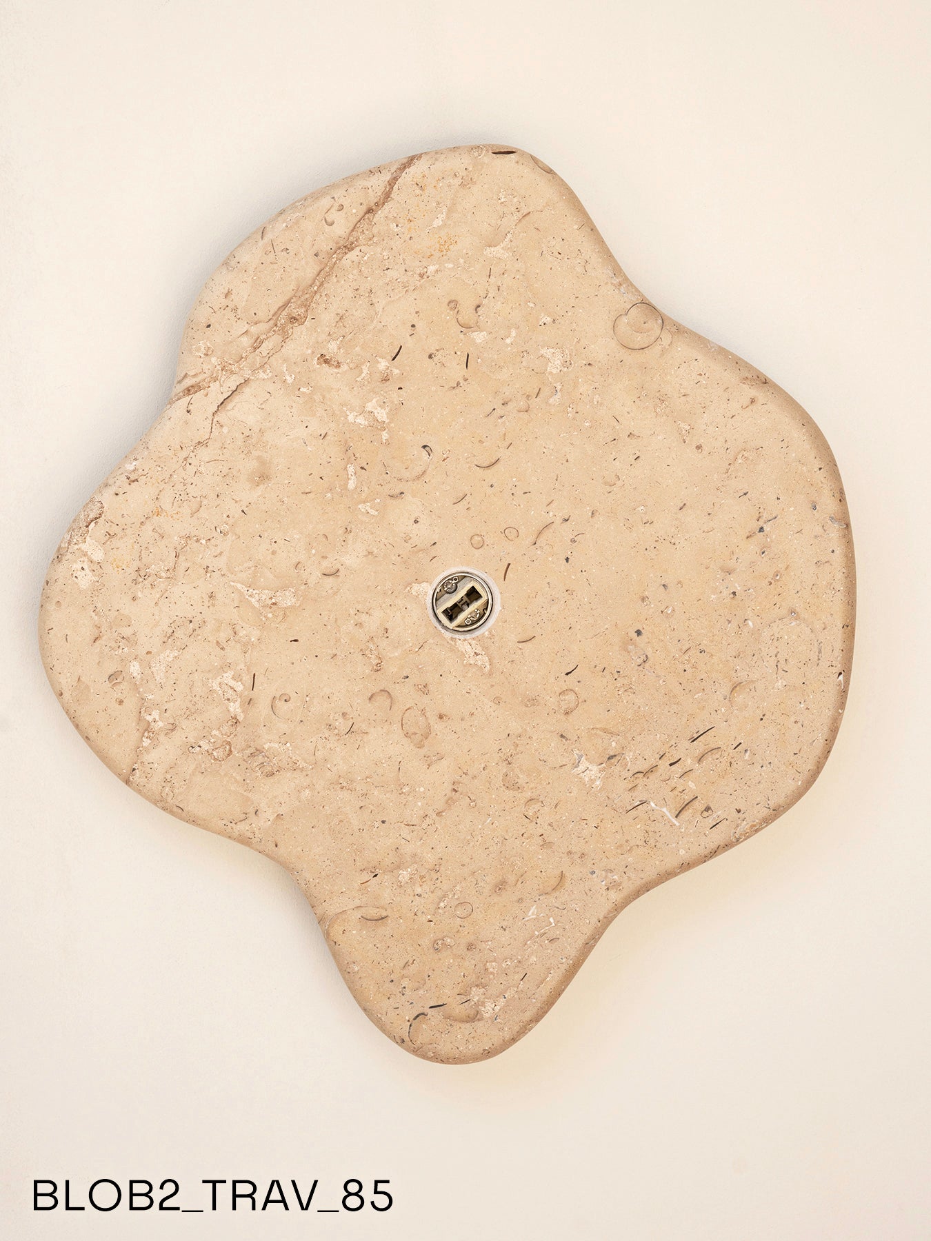 Blob Sconce #2 - Travertine