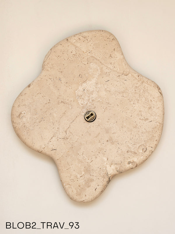 Blob Sconce #2 - Travertine