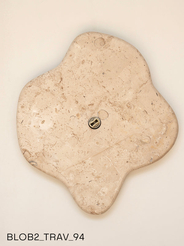 Blob Sconce #2 - Travertine