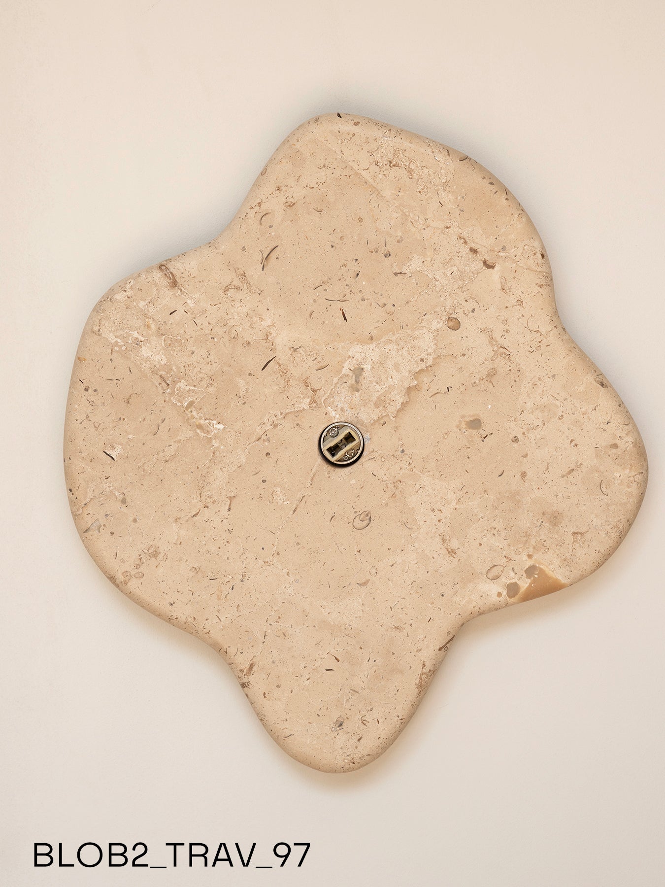 Blob Sconce #2 - Travertine