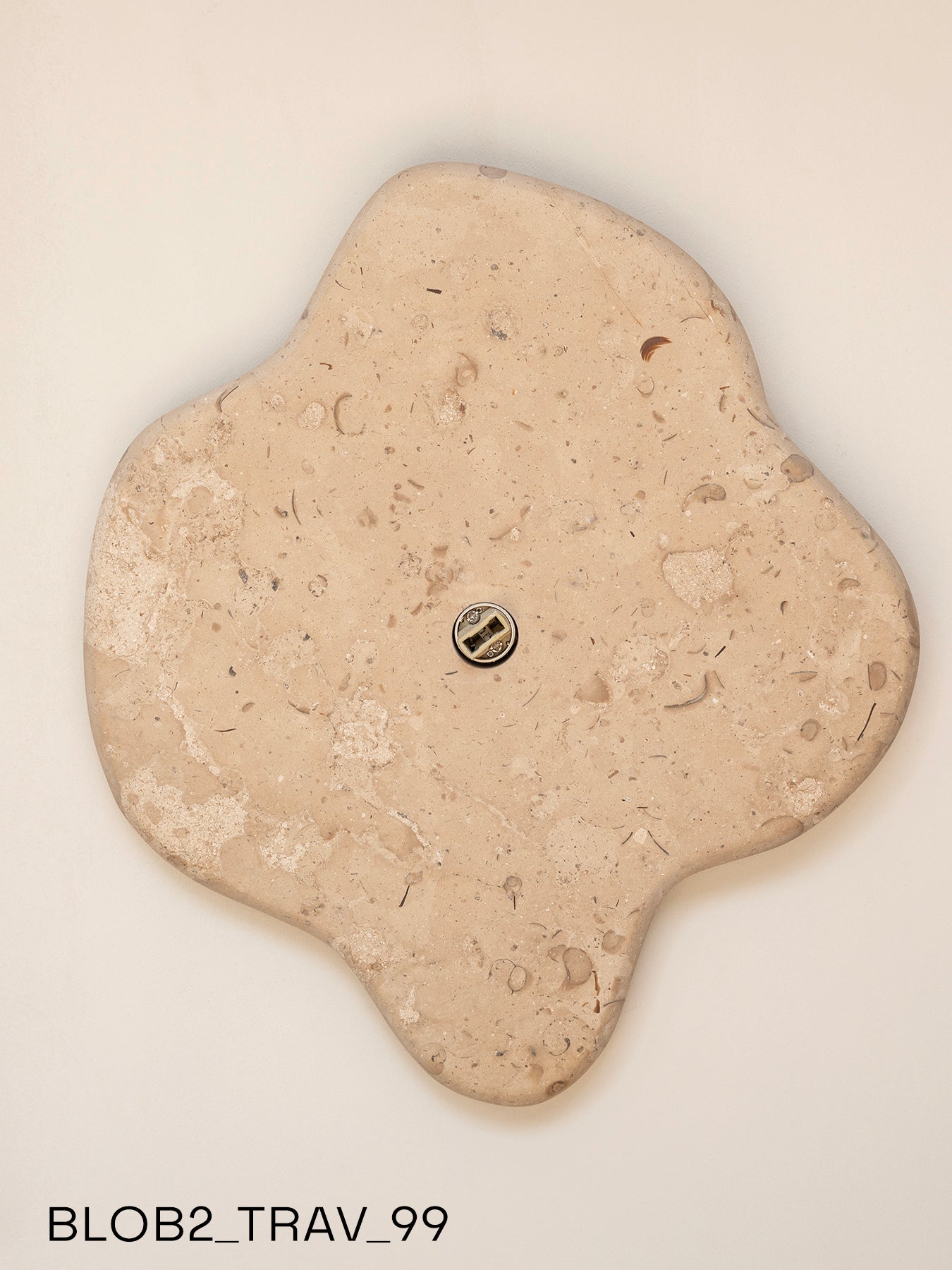Blob Sconce #2 - Travertine