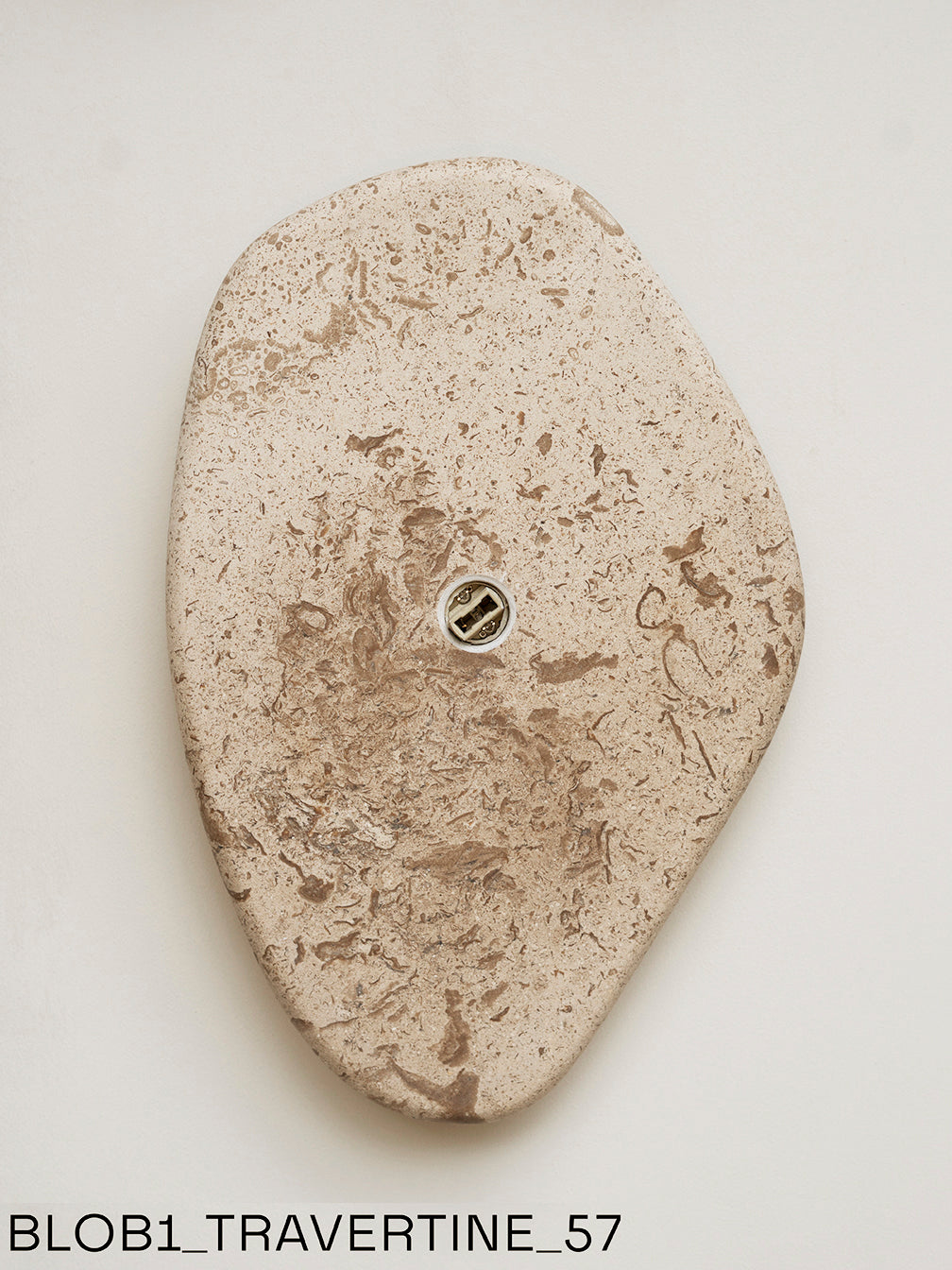 Blob Sconce #1 - Travertine