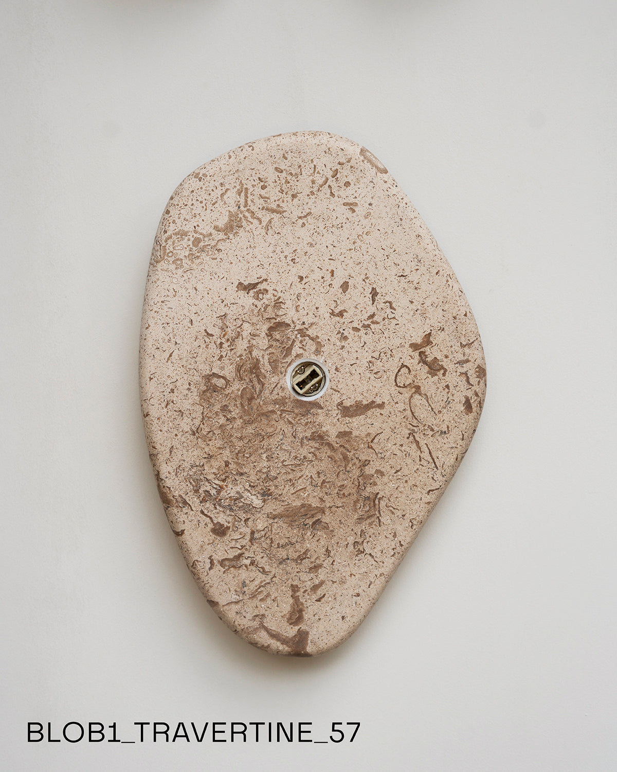 Blob Sconce #1 - Travertine