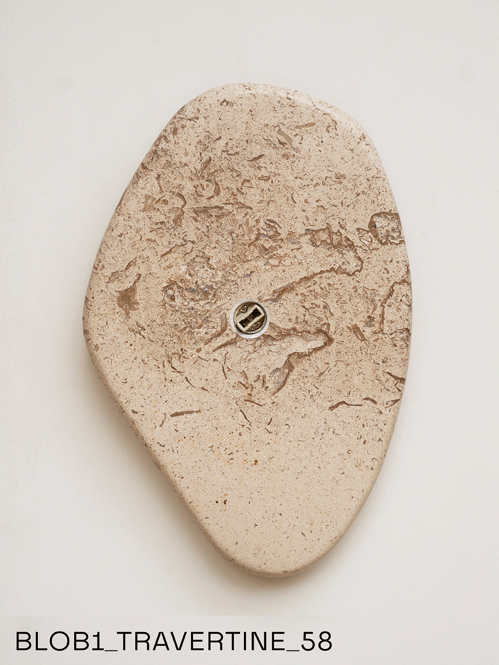 Blob Sconce #1 - Travertine