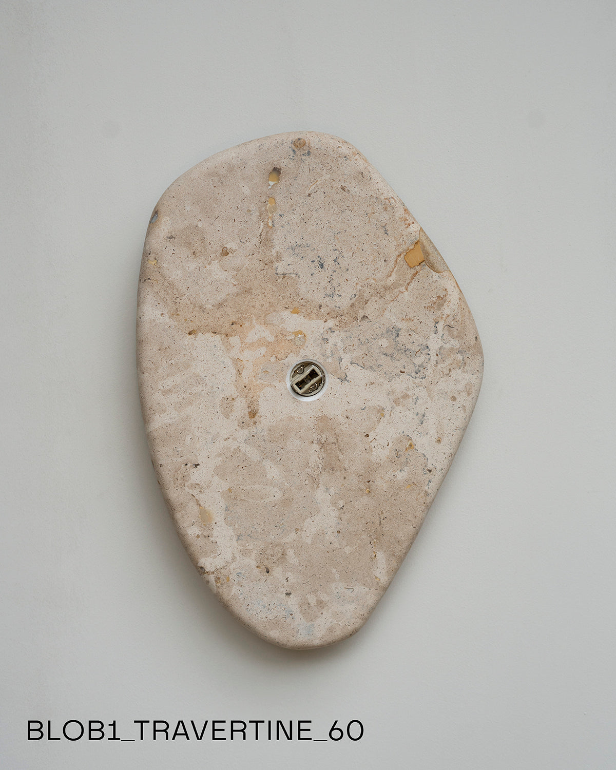 Blob Sconce #1 - Travertine