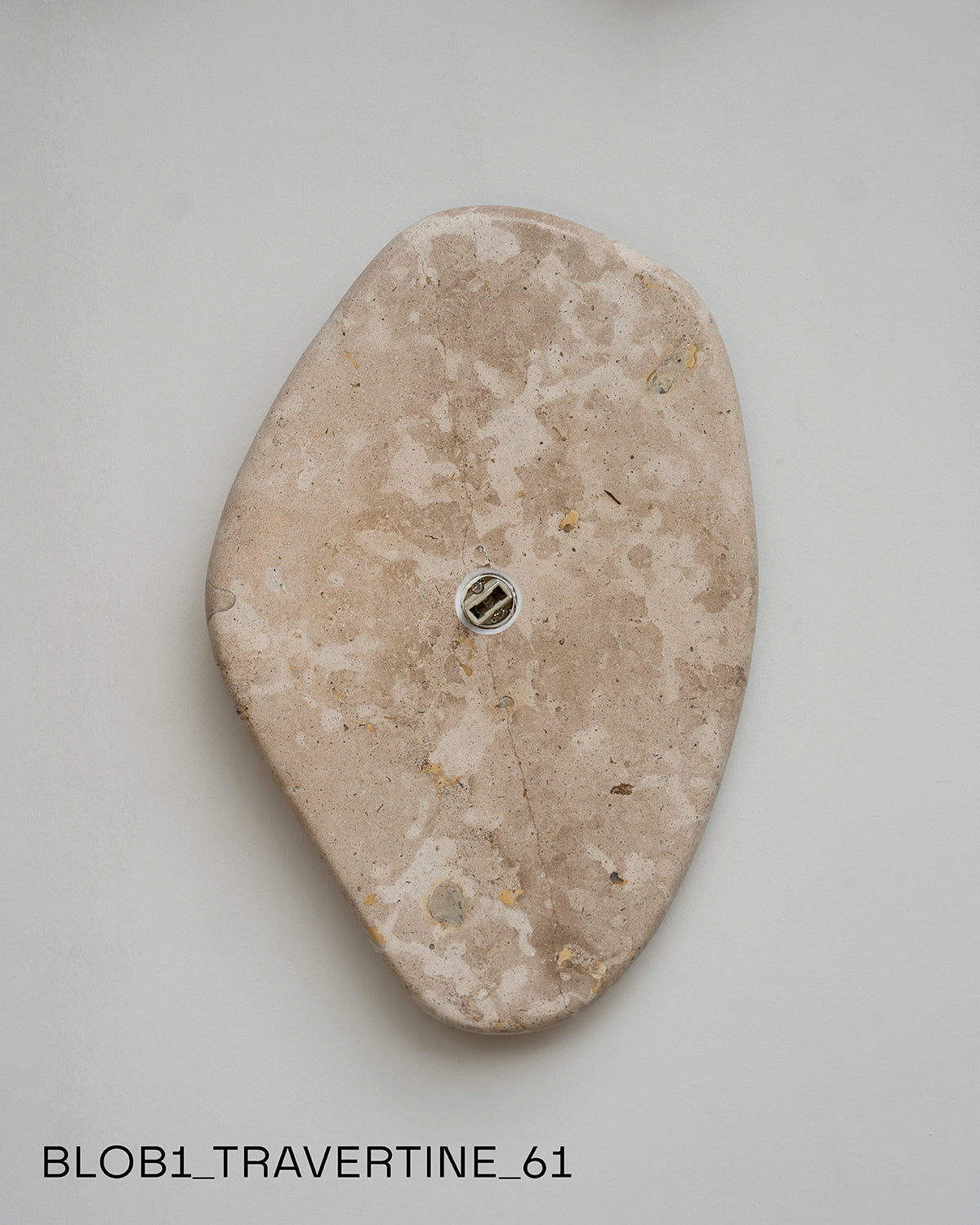 Blob Sconce #1 - Travertine