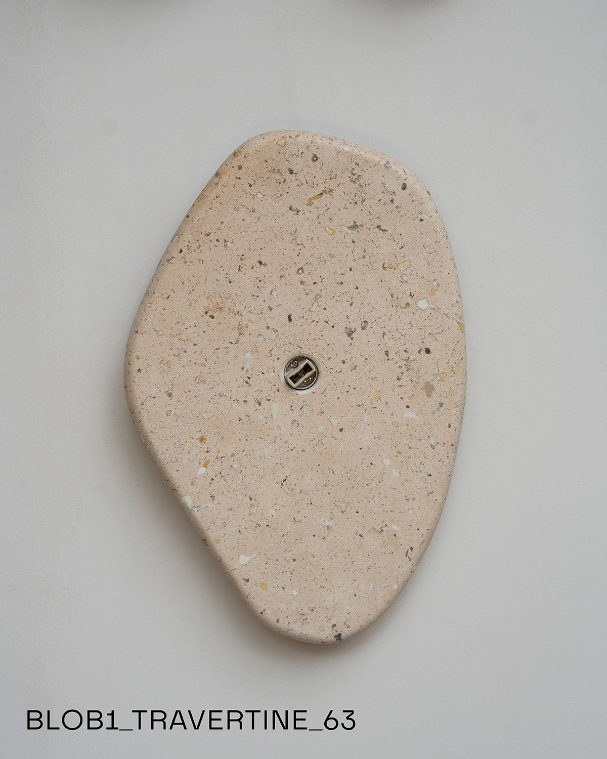 Blob Sconce #1 - Travertine