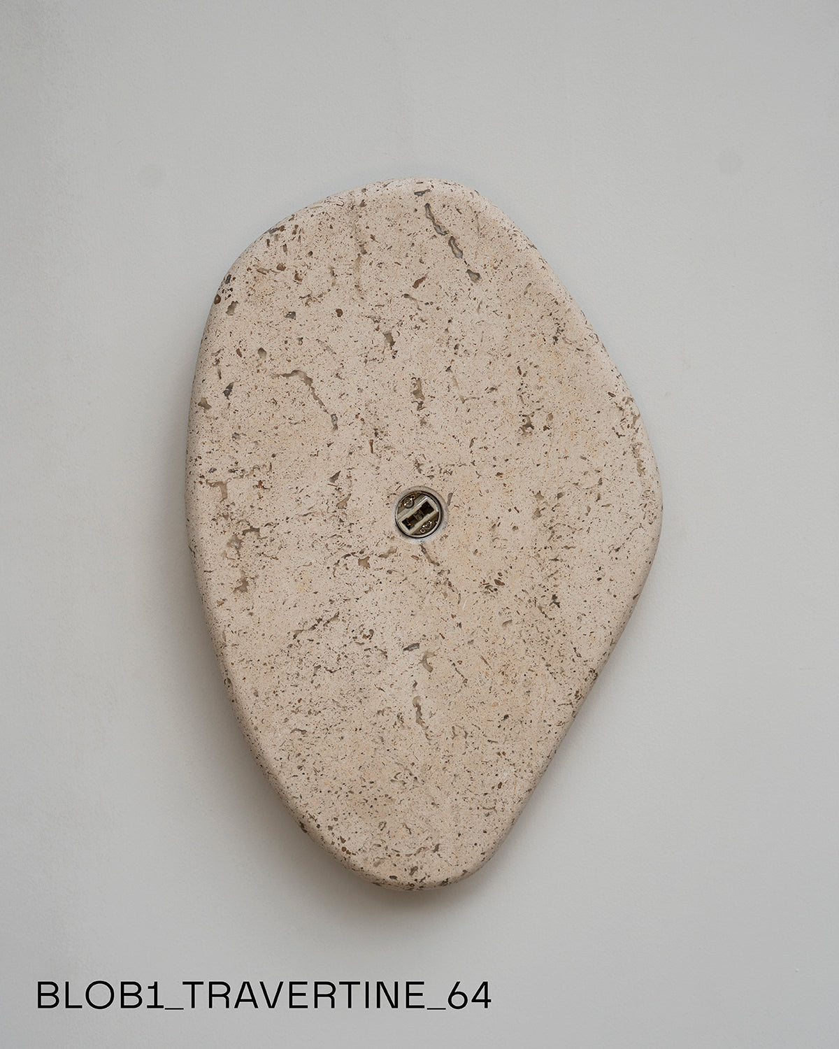 Blob Sconce #1 - Travertine