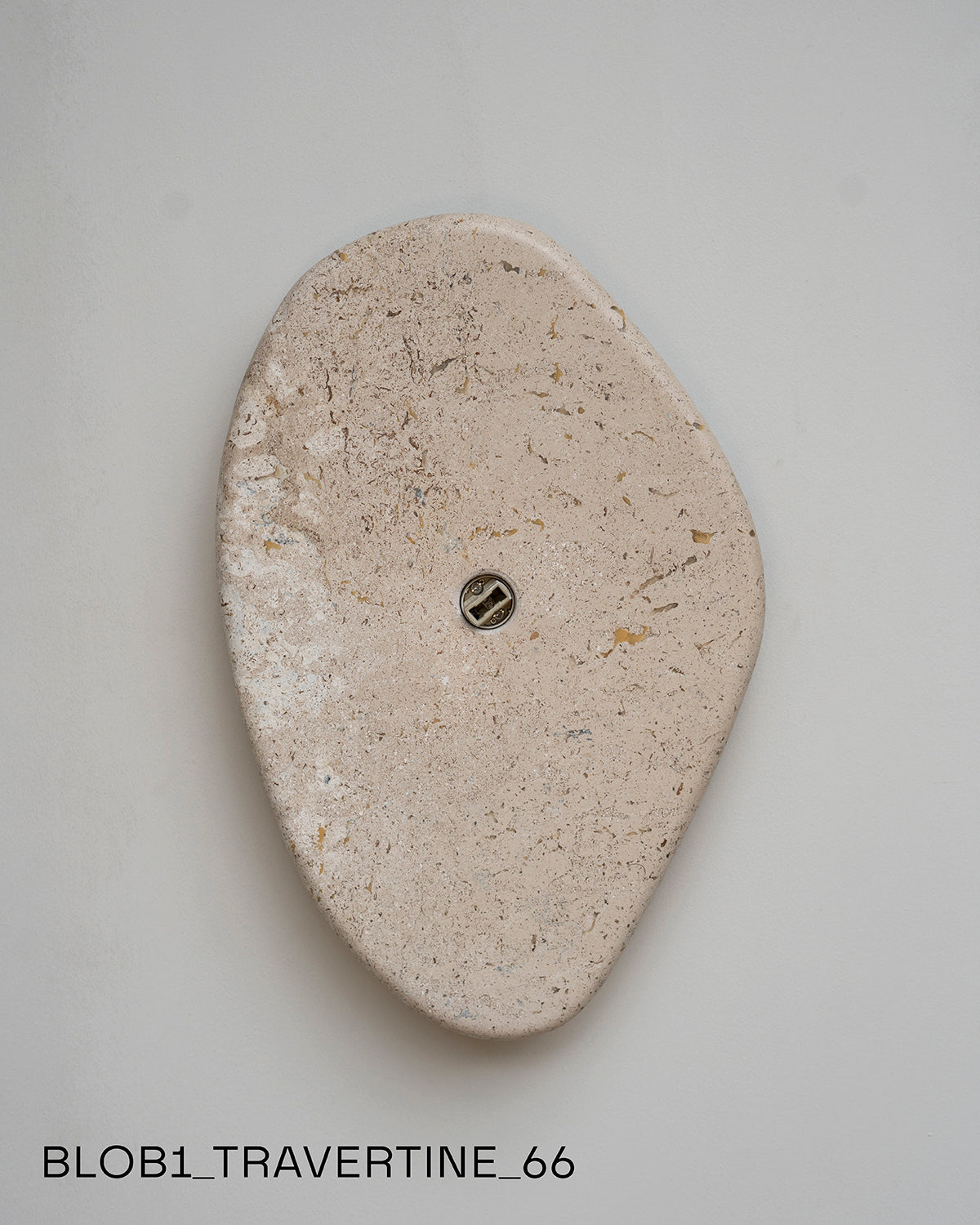 Blob Sconce #1 - Travertine