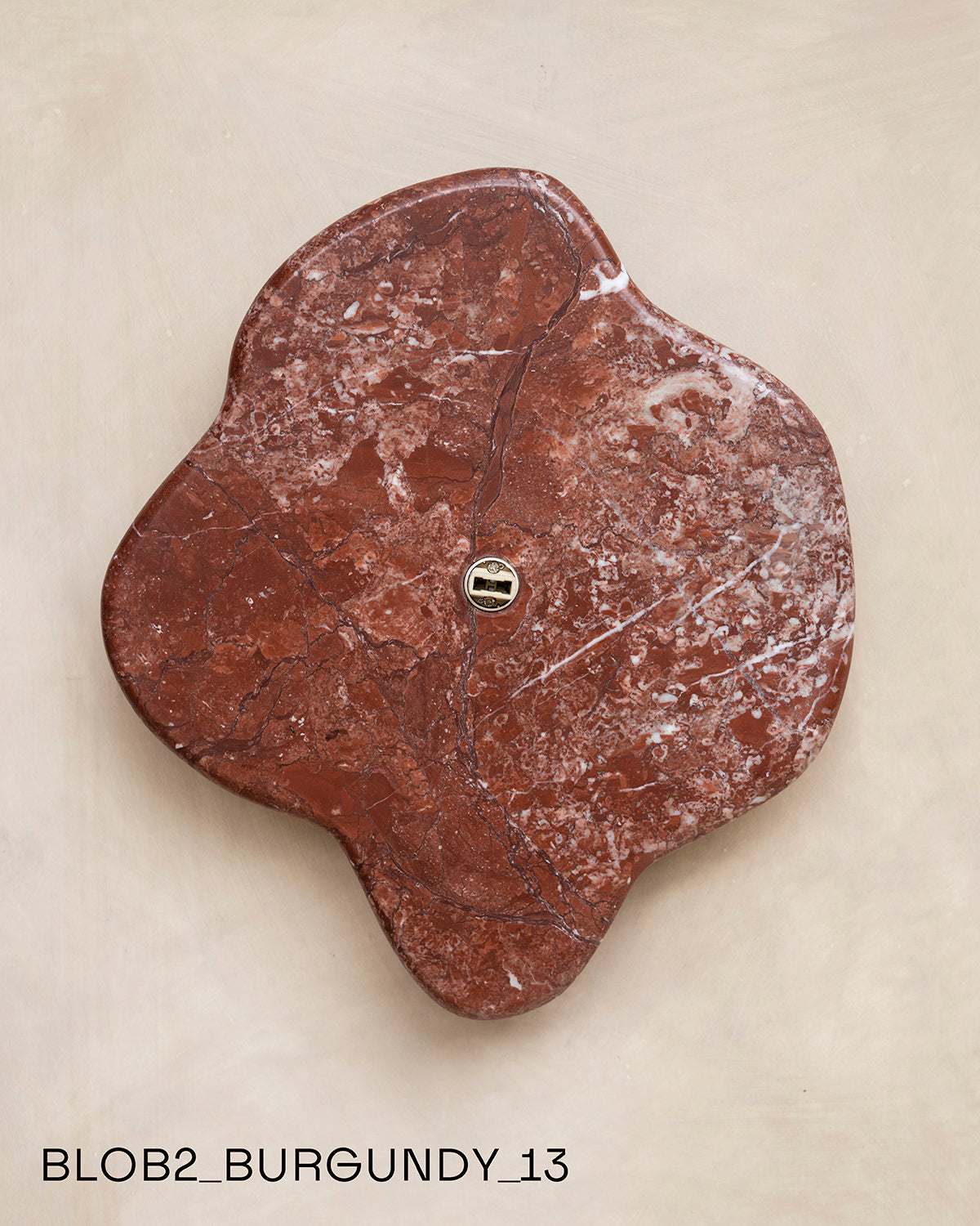 Blob Sconce #2 - Burgundy