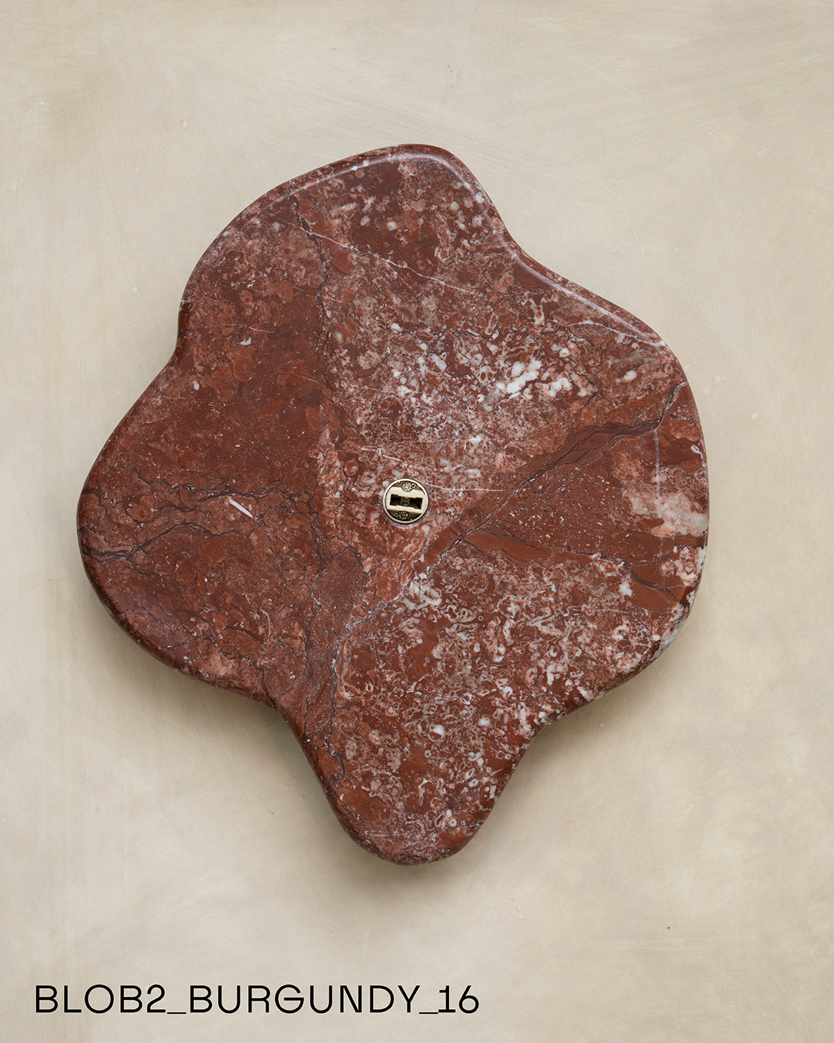 Blob Sconce #2 - Burgundy