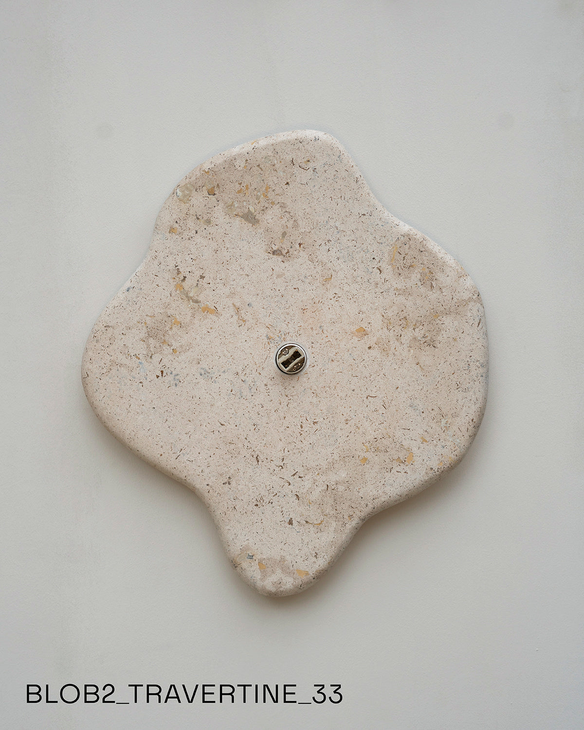 Blob Sconce #2 - Travertine